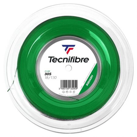 Tecnifibre 305 17 1.10 Squash String 200m Reel - Green