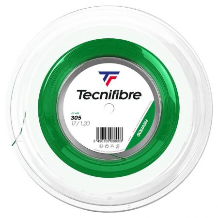 Tecnifibre 305 17 1.20 Squash String 200m Reel – Green