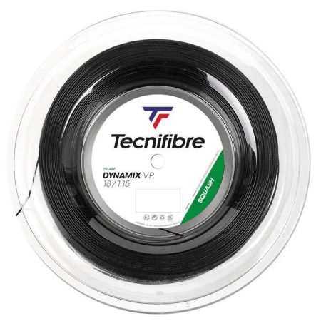 Tecnifibre Dynamix V.P. 1.15 Squash String 200m Reel – Black